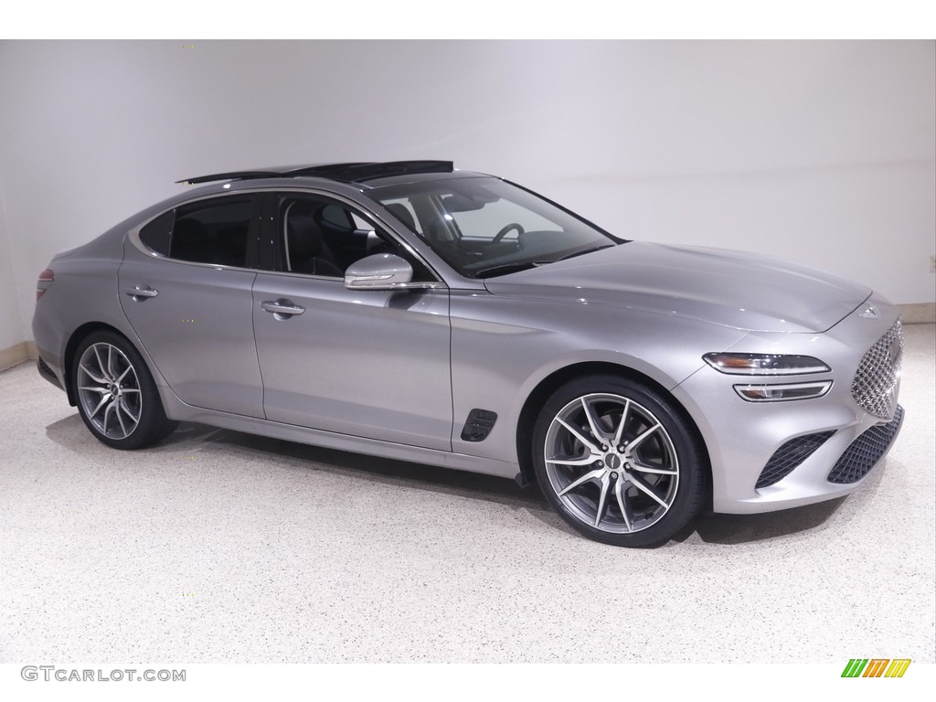 Savile Silver 2022 Genesis G70 2.0T AWD Exterior Photo #144657947