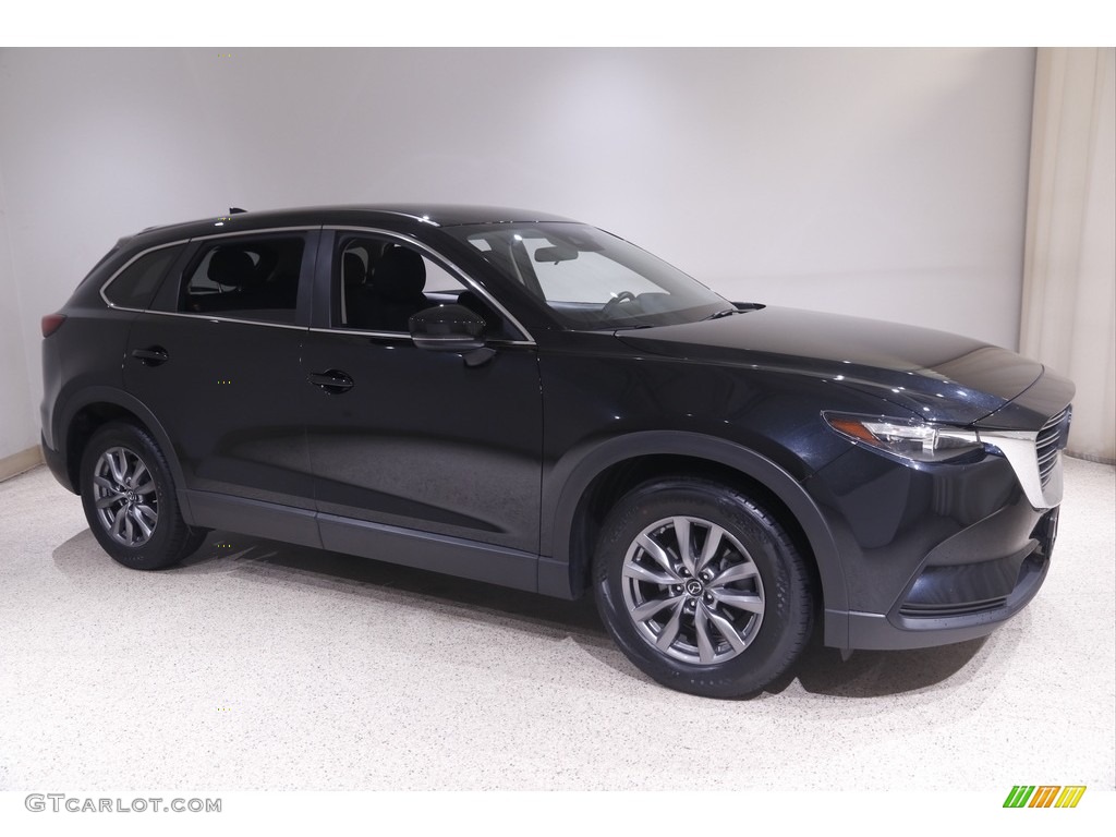 Jet Black Mica 2019 Mazda CX-9 Sport AWD Exterior Photo #144658013