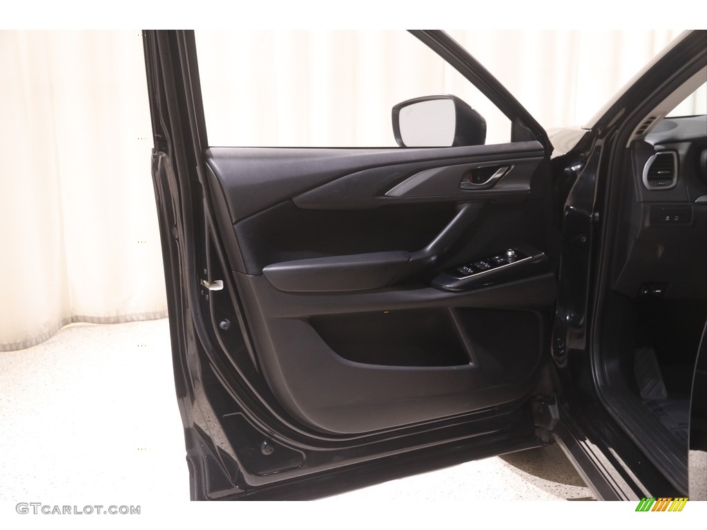 2019 Mazda CX-9 Sport AWD Black Door Panel Photo #144658079