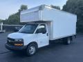 Summit White 2018 Chevrolet Express Cutaway 4500 Moving Van