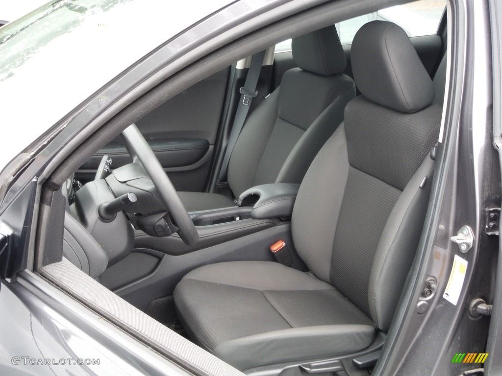 2019 HR-V LX AWD - Modern Steel Metallic / Black photo #14