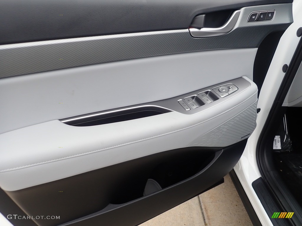 2023 Hyundai Palisade SEL AWD Gray/Black Door Panel Photo #144660501