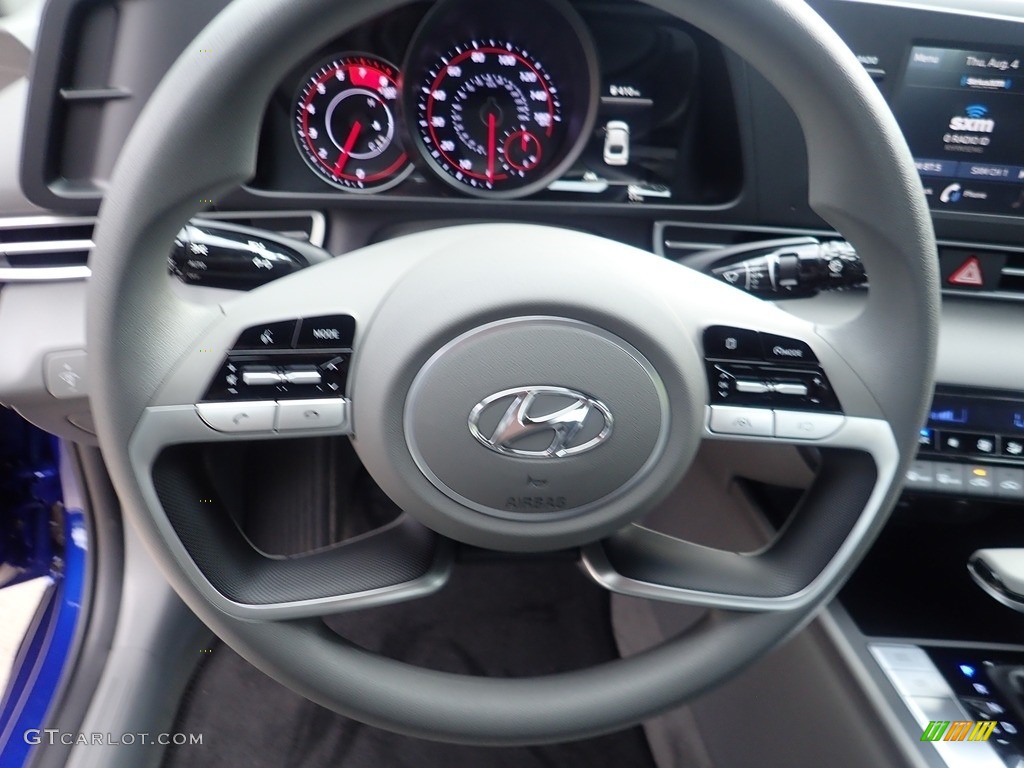 2023 Hyundai Elantra SEL Medium Gray Steering Wheel Photo #144660843