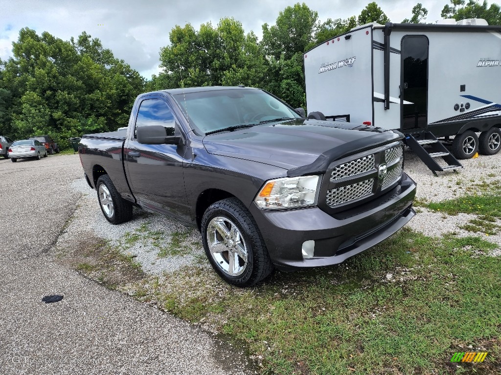 2014 1500 Express Regular Cab - Granite Crystal Metallic / Black/Diesel Gray photo #2