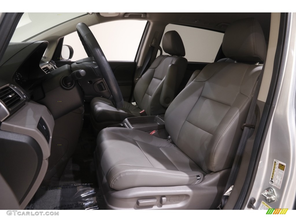 2014 Odyssey LX - Alabaster Silver Metallic / Gray photo #5