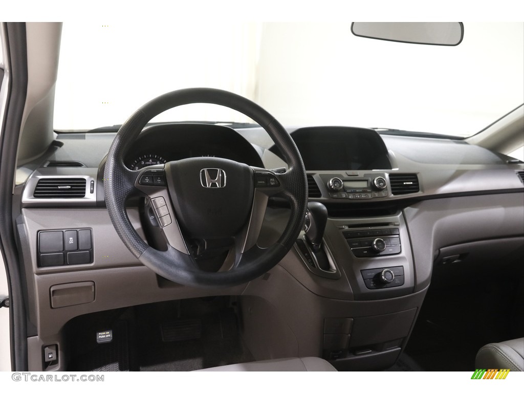 2014 Odyssey LX - Alabaster Silver Metallic / Gray photo #6