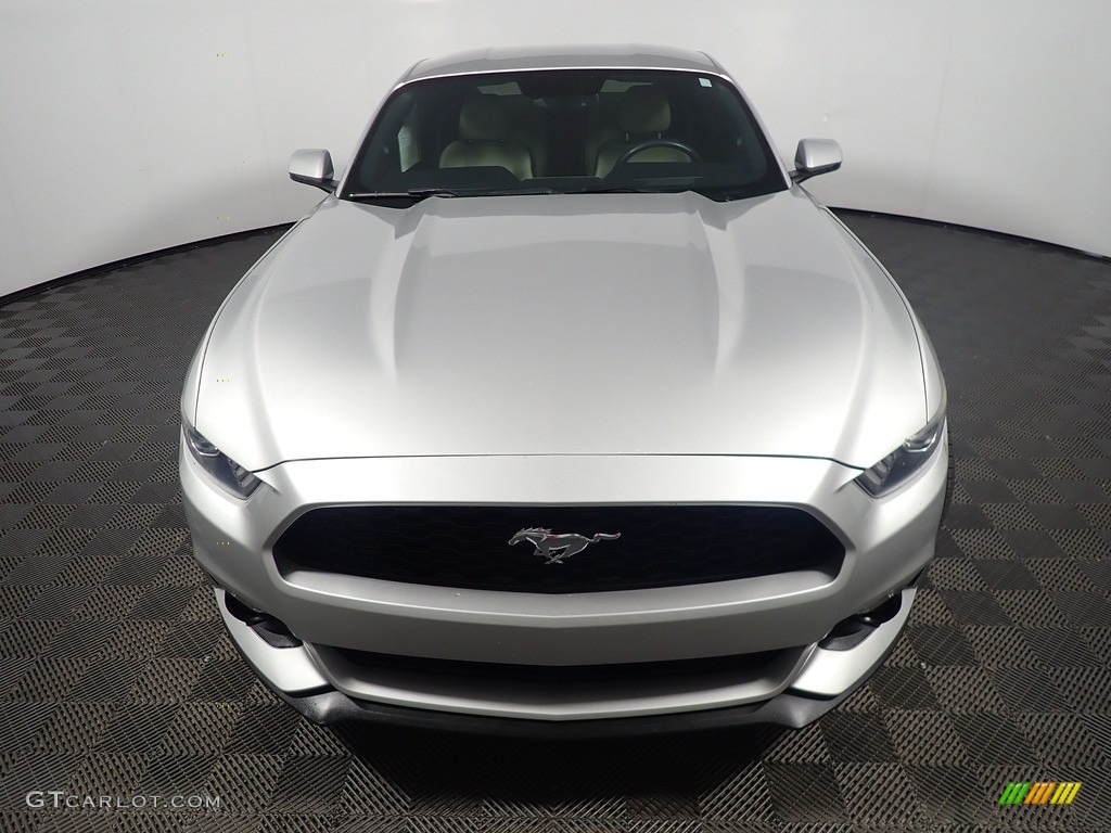 2015 Mustang EcoBoost Premium Coupe - Ingot Silver Metallic / Ceramic photo #5
