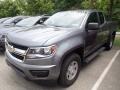 Satin Steel Metallic 2020 Chevrolet Colorado WT Extended Cab 4x4