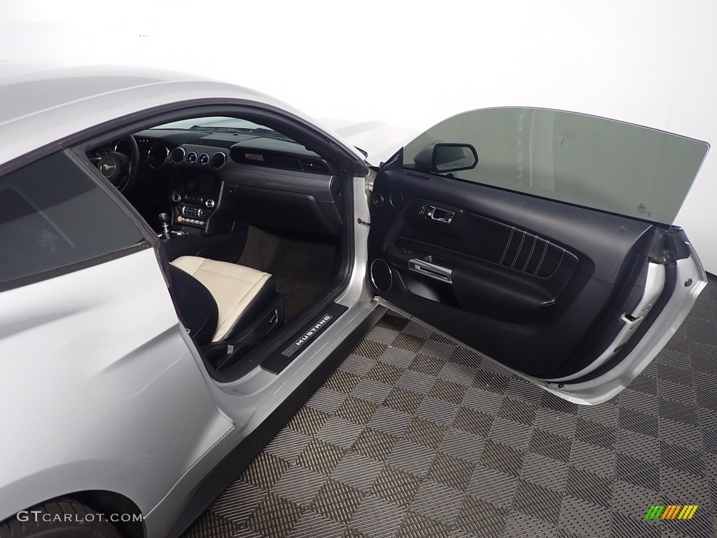 2015 Mustang EcoBoost Premium Coupe - Ingot Silver Metallic / Ceramic photo #34