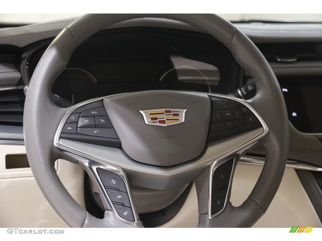 2020 Cadillac XT5 Premium Luxury AWD Cirrus Steering Wheel Photo #144664008