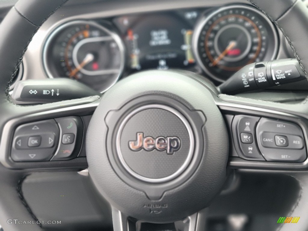 2022 Jeep Wrangler Sport 4x4 Black Steering Wheel Photo #144664245