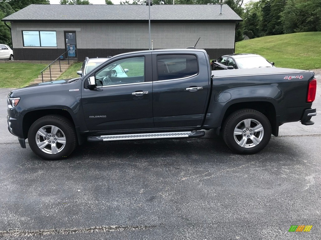 Cyber Gray Metallic 2016 Chevrolet Colorado LT Crew Cab 4x4 Exterior Photo #144665353