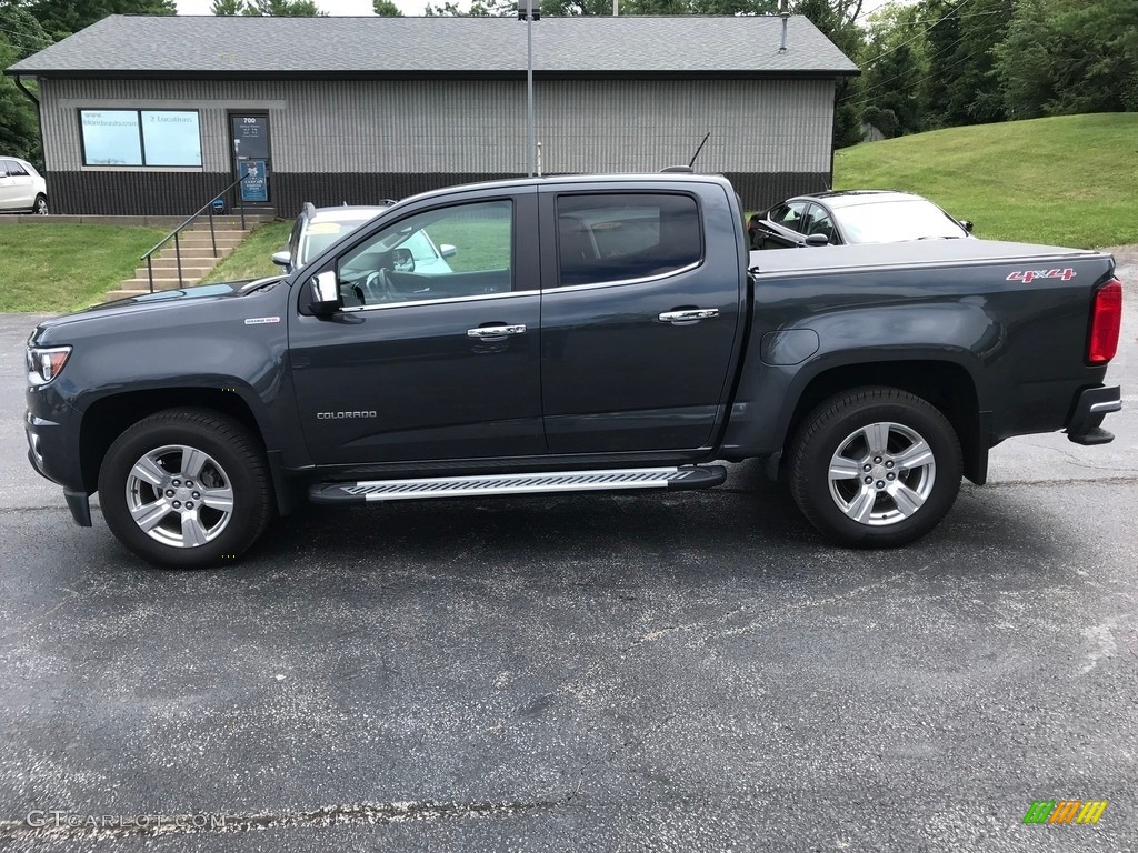 2016 Colorado LT Crew Cab 4x4 - Cyber Gray Metallic / Jet Black/Dark Ash photo #1