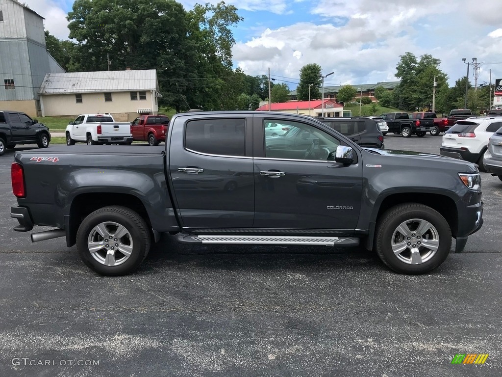 Cyber Gray Metallic 2016 Chevrolet Colorado LT Crew Cab 4x4 Exterior Photo #144665436