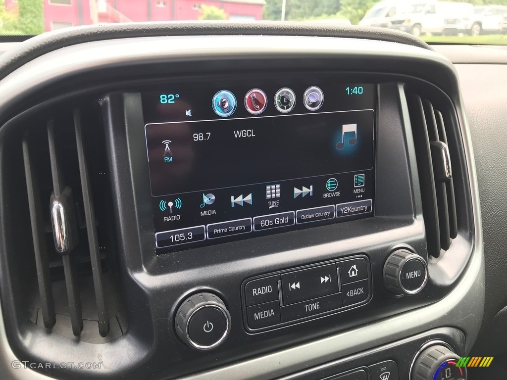 2016 Chevrolet Colorado LT Crew Cab 4x4 Controls Photo #144665683