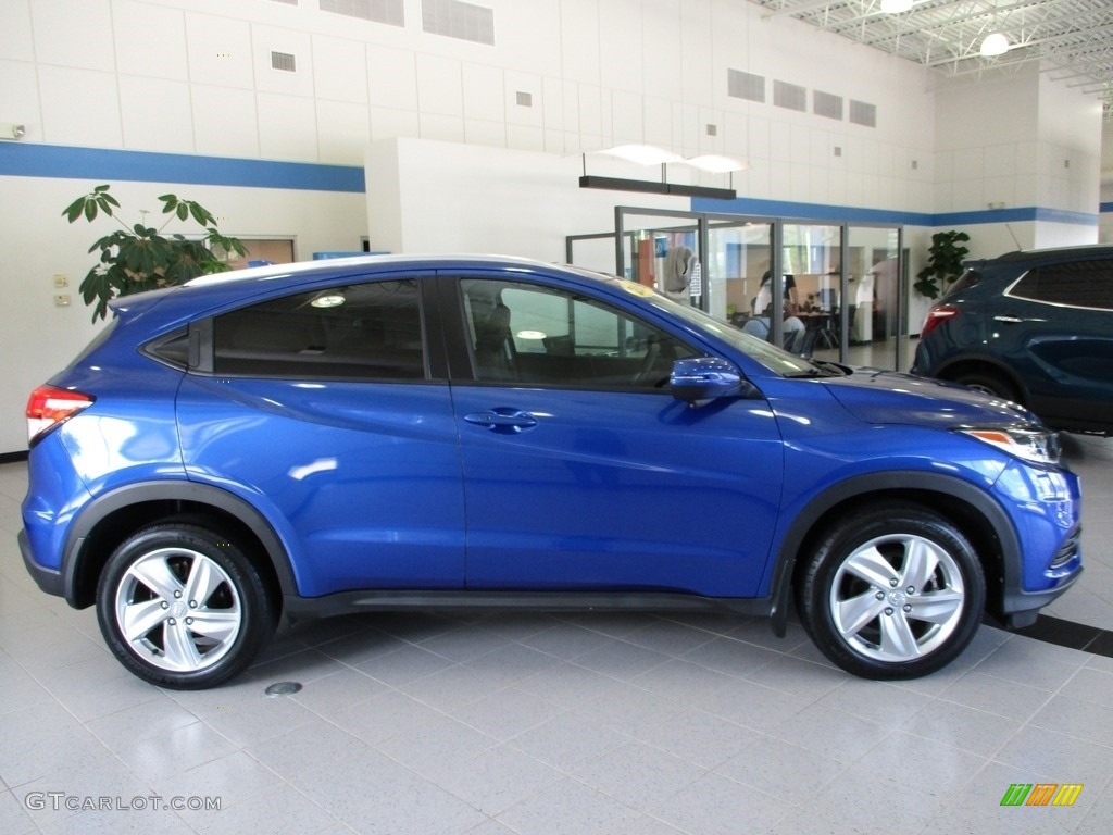 Aegean Blue Metallic 2019 Honda HR-V EX-L AWD Exterior Photo #144666727