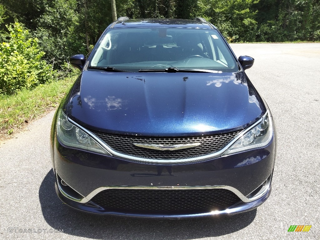 2017 Pacifica Touring L - Jazz Blue Pearl / Black/Alloy photo #4
