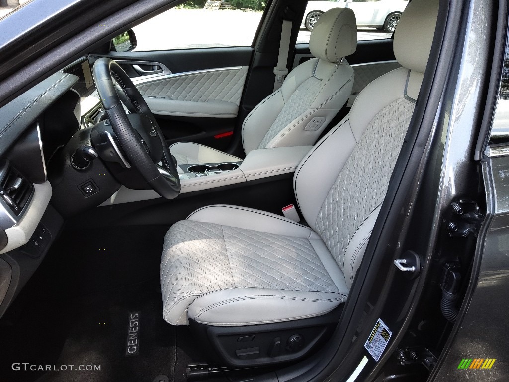 Gray Interior 2022 Genesis G70 3.3T AWD Photo #144666934