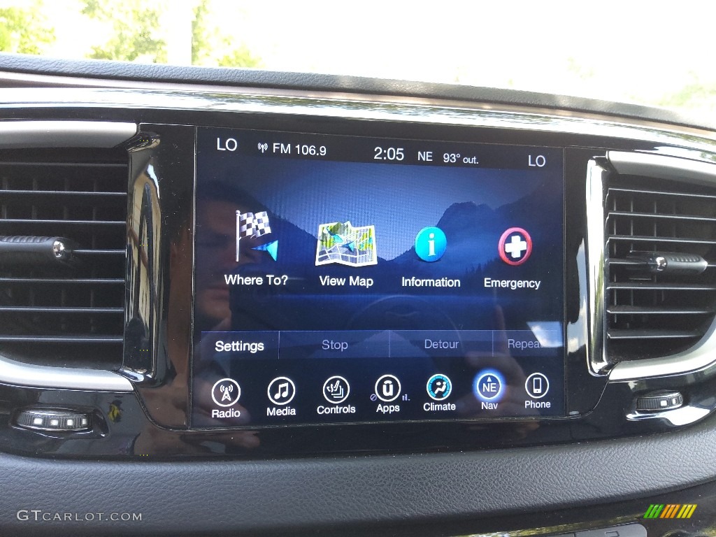 2017 Pacifica Touring L - Jazz Blue Pearl / Black/Alloy photo #32