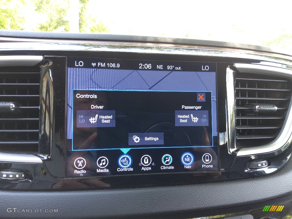 2017 Pacifica Touring L - Jazz Blue Pearl / Black/Alloy photo #34