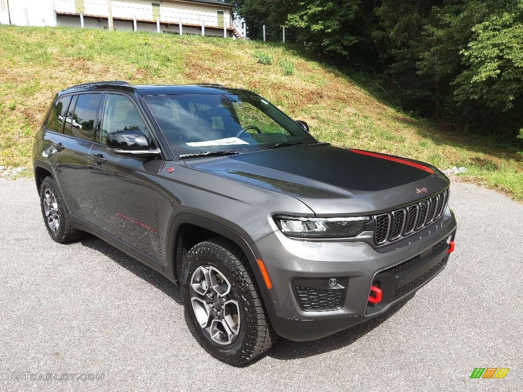 Baltic Gray Metallic 2022 Jeep Grand Cherokee Trailhawk 4x4 Exterior Photo #144667792