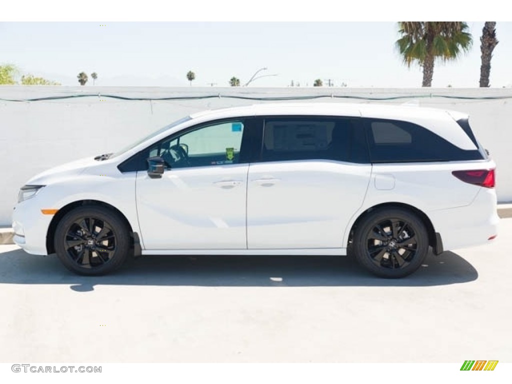 Platinum White Pearl 2023 Honda Odyssey Sport Exterior Photo #144669203