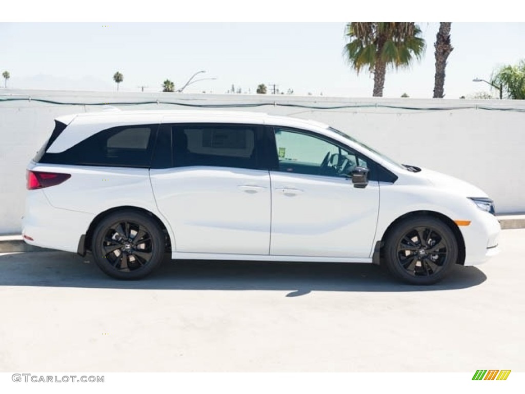 Platinum White Pearl 2023 Honda Odyssey Sport Exterior Photo #144669272