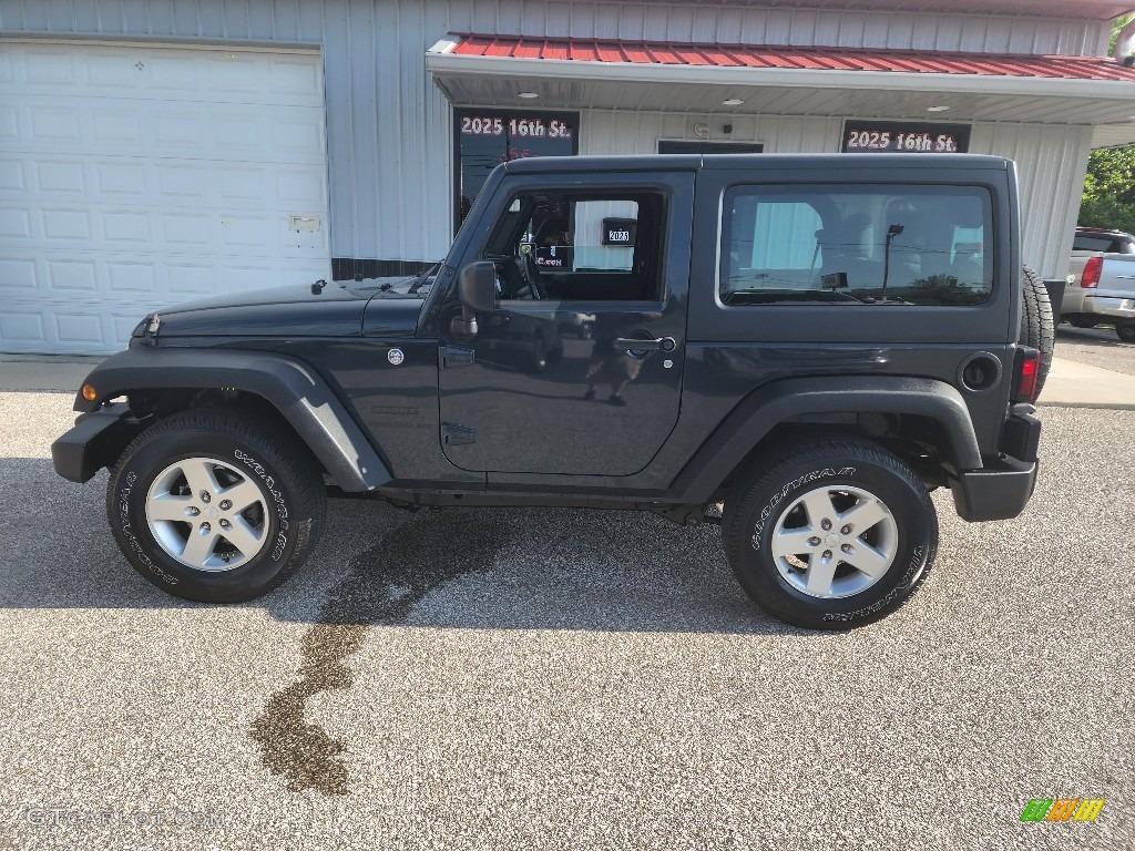 2016 Wrangler Sport 4x4 - Rhino / Black photo #3