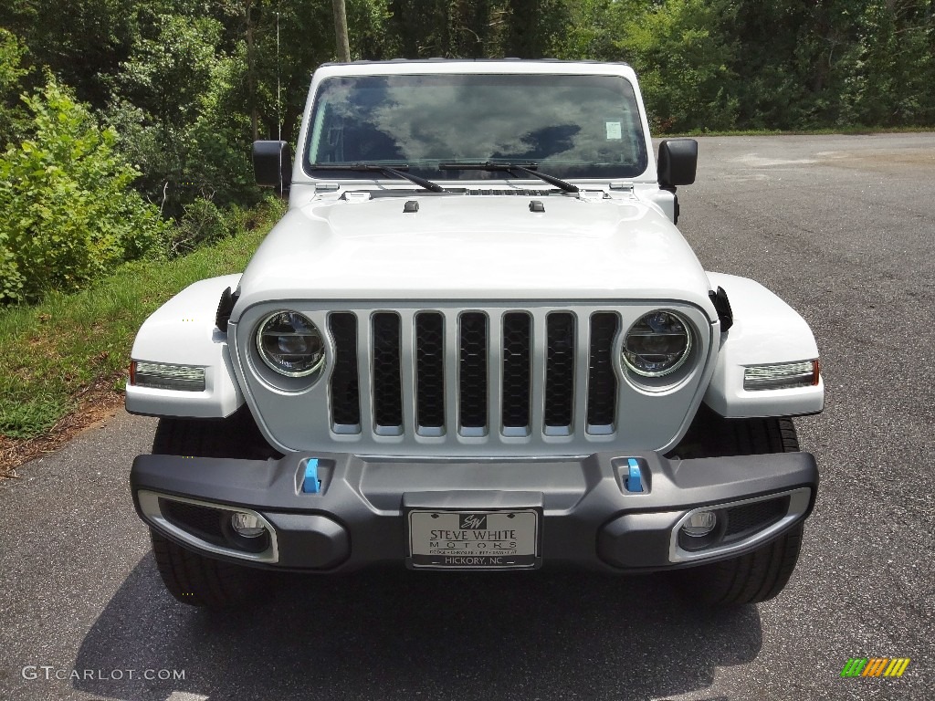 2022 Wrangler Unlimited Sahara 4XE Hybrid - Bright White / Black photo #3