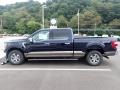 Antimatter Blue Metallic 2022 Ford F150 Lariat SuperCrew 4x4 Exterior