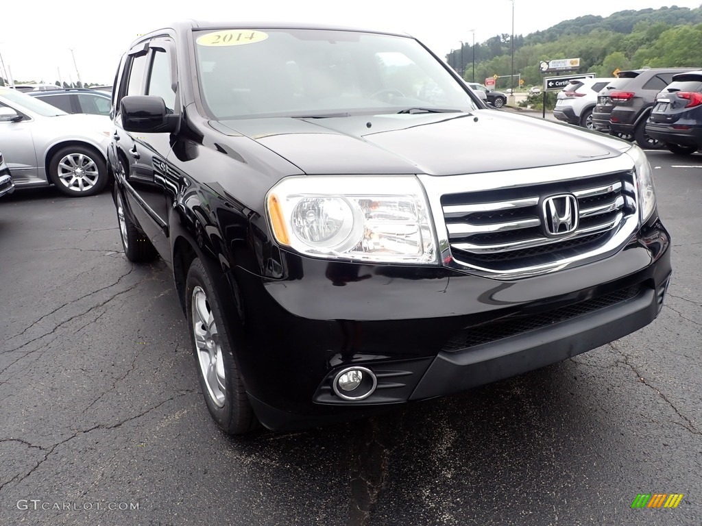 Crystal Black Pearl 2014 Honda Pilot EX-L 4WD Exterior Photo #144670613
