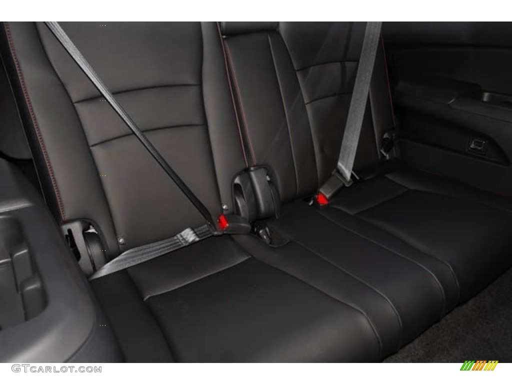 2022 Honda Pilot Black Edition AWD Rear Seat Photos