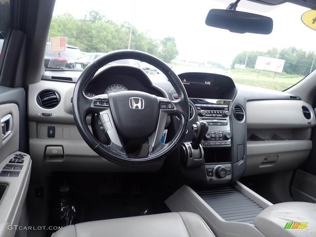 Gray Interior 2014 Honda Pilot EX-L 4WD Photo #144670871