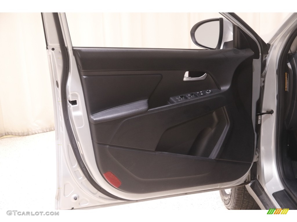 2013 Sportage LX AWD - Bright Silver / Black photo #4