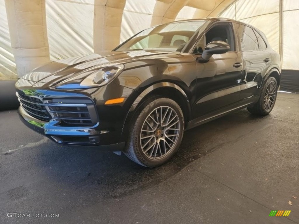2020 Cayenne  - Jet Black Metallic / Black photo #1