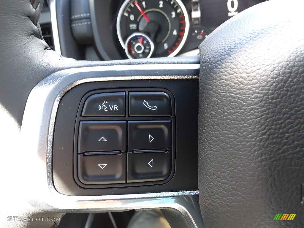 2022 Ram 2500 Laramie Crew Cab 4x4 Black Steering Wheel Photo #144672239
