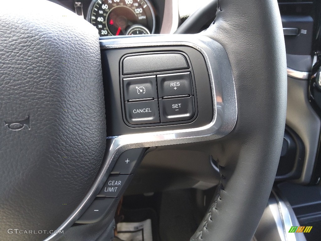 2022 Ram 2500 Laramie Crew Cab 4x4 Black Steering Wheel Photo #144672260
