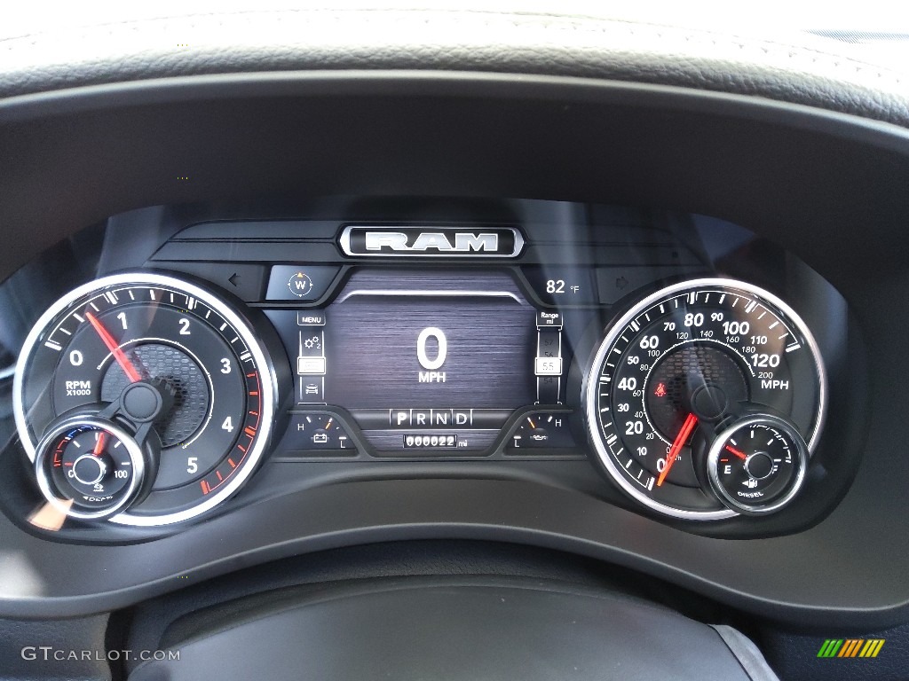 2022 Ram 2500 Laramie Crew Cab 4x4 Gauges Photo #144672276