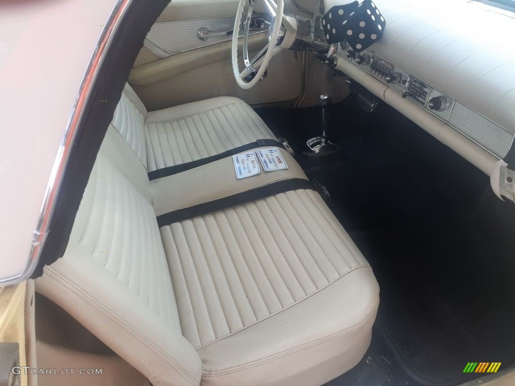 White Interior 1957 Ford Thunderbird Convertible Photo #144672770