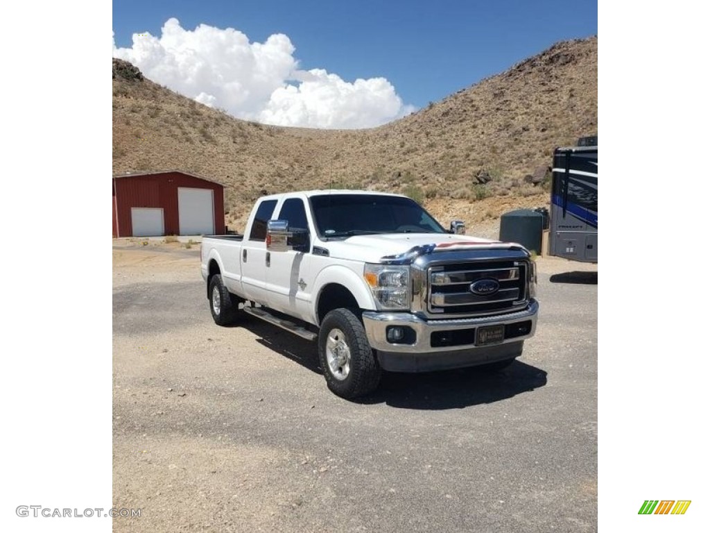 2012 F350 Super Duty XLT Crew Cab 4x4 - Oxford White / Steel photo #1