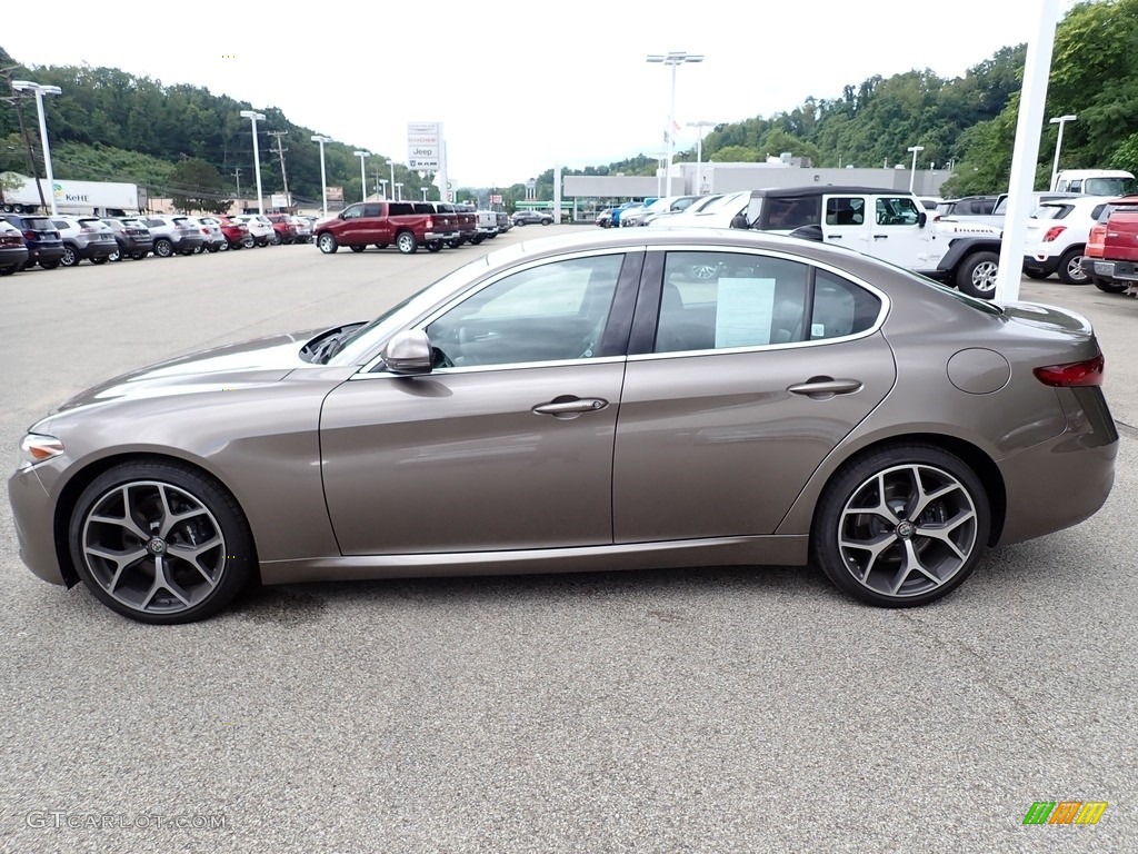 Imola Titanium Metallic 2019 Alfa Romeo Giulia Ti AWD Exterior Photo #144675725