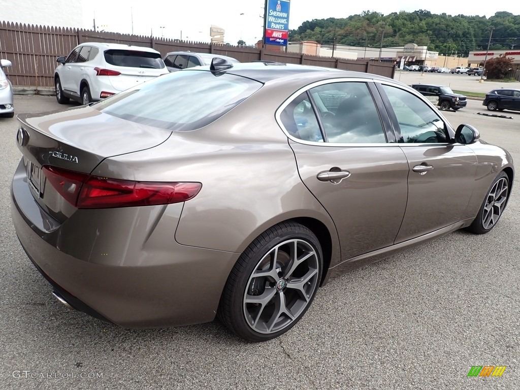 2019 Giulia Ti AWD - Imola Titanium Metallic / Black photo #6