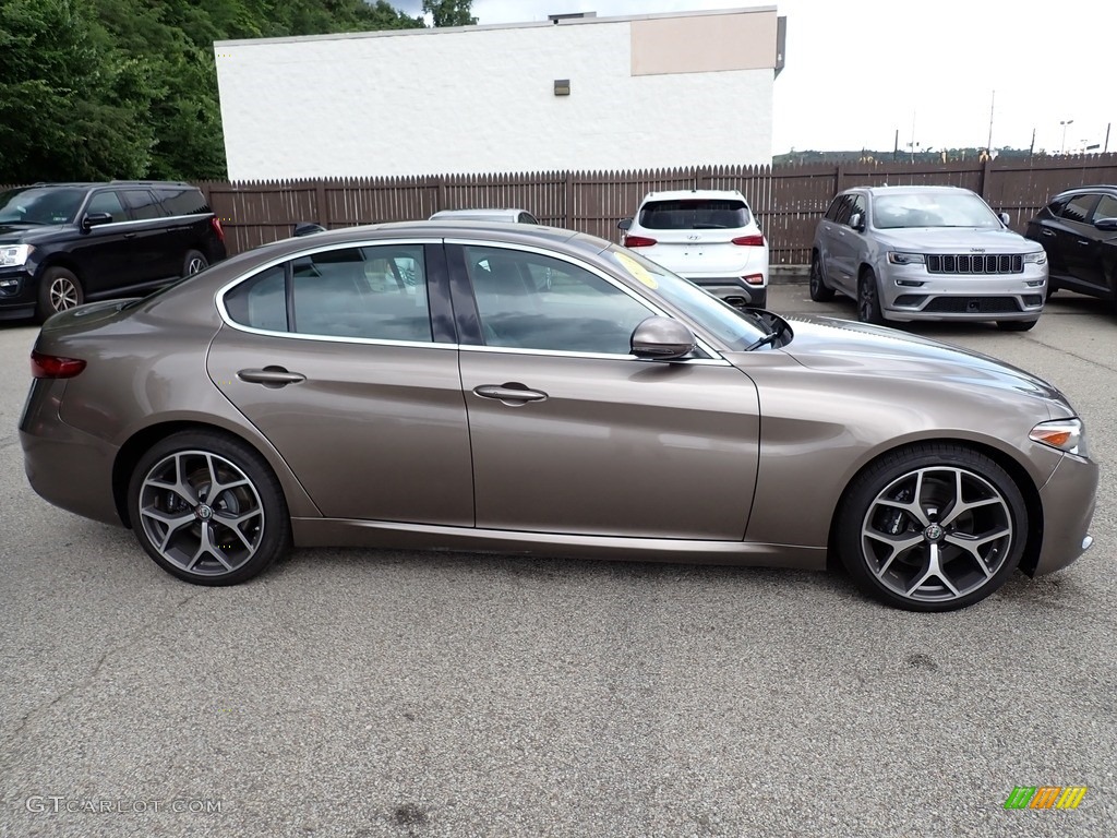 2019 Giulia Ti AWD - Imola Titanium Metallic / Black photo #7