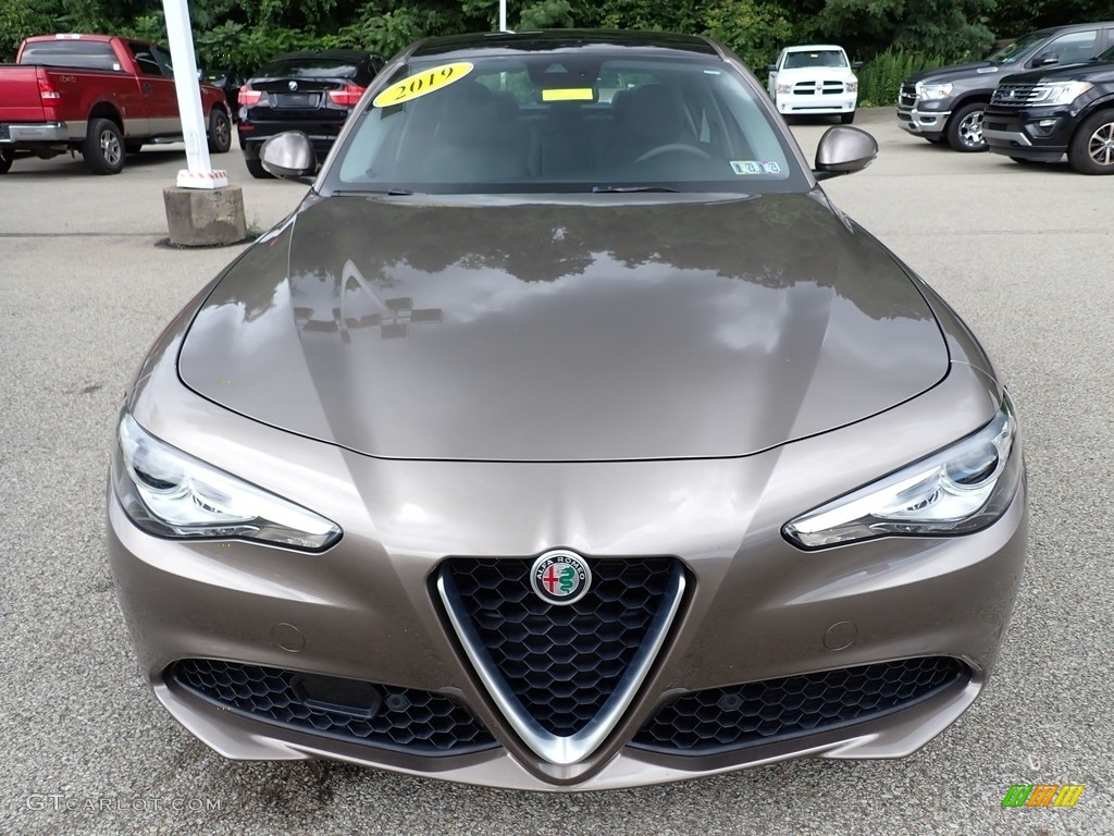 2019 Giulia Ti AWD - Imola Titanium Metallic / Black photo #9