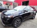 Diamond Black Crystal Pearl 2022 Jeep Compass Limited 4x4