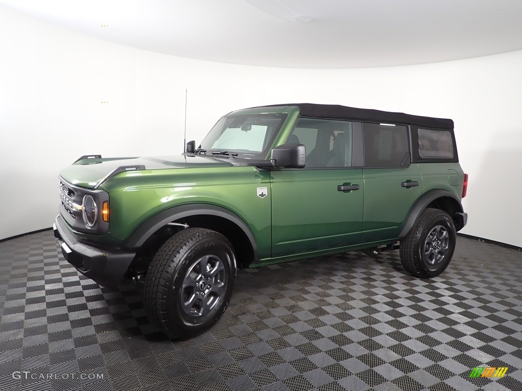 Eruption Green Metallic 2022 Ford Bronco Big Bend 4x4 4-Door Exterior Photo #144676439