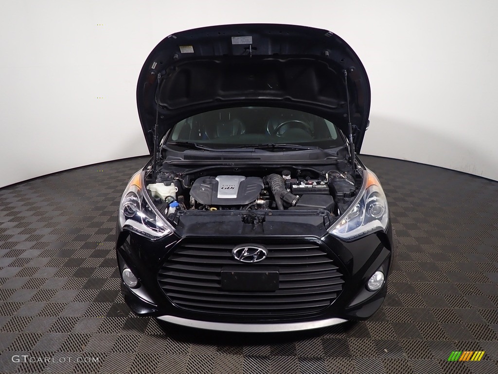 2014 Veloster Turbo - Ultra Black / Black photo #7