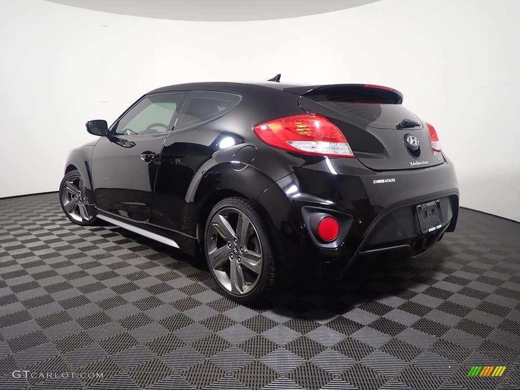 2014 Veloster Turbo - Ultra Black / Black photo #12