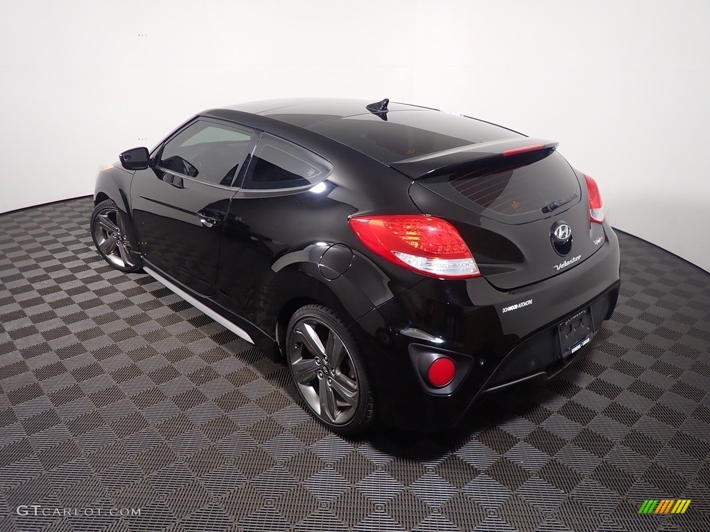 2014 Veloster Turbo - Ultra Black / Black photo #13