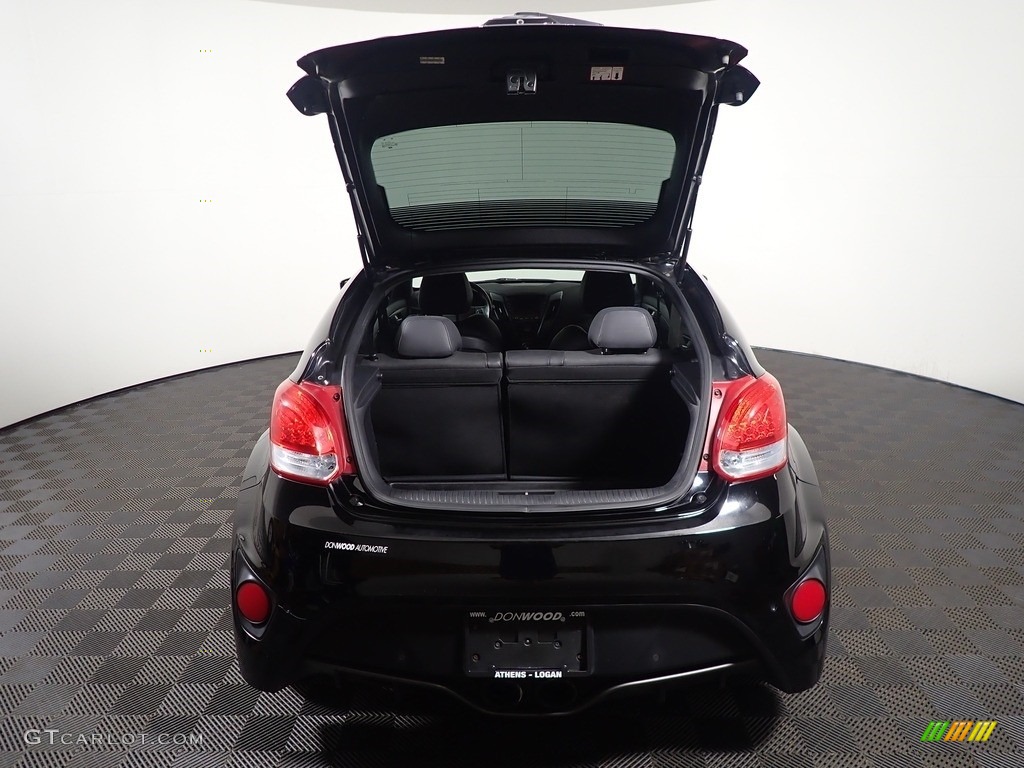 2014 Veloster Turbo - Ultra Black / Black photo #15